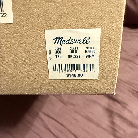 Madewell Black Leather Block Heel Mules - Picture 2 of 4